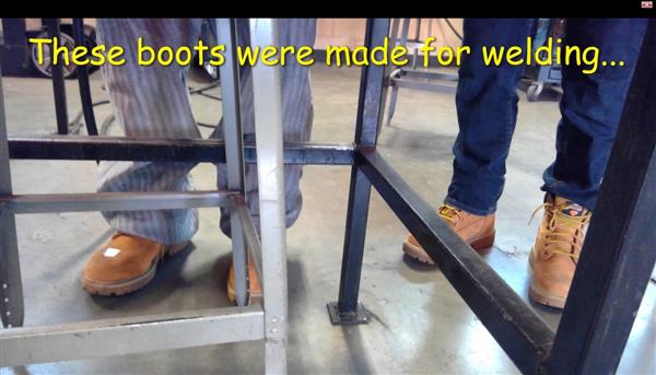 A nice pair of boots are a must in welding